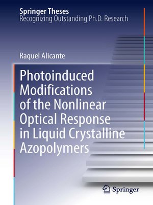 cover image of Photoinduced Modifications of the Nonlinear Optical Response in Liquid Crystalline Azopolymers